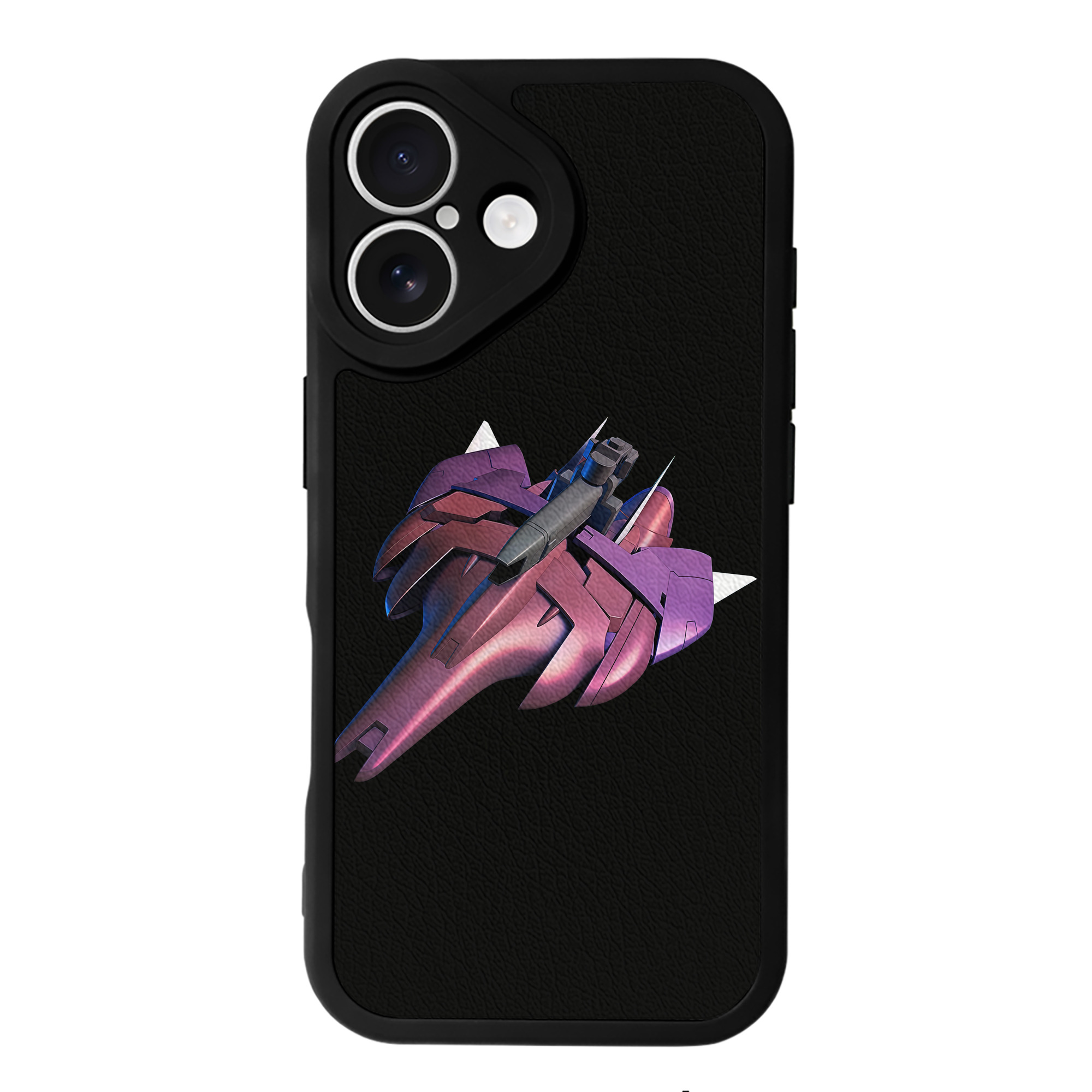 （画像用） 機動戦士ガンダム Mobile Suit Gundam 【iPhone 16シリーズ対応】シリコンスマホケース（レザー調） 材質：シリコン
